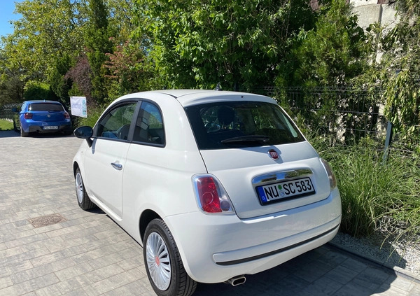 Fiat 500 cena 24400 przebieg: 148000, rok produkcji 2010 z Poznań małe 529